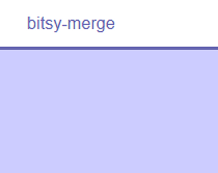 bitsy merge preview